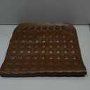 Yanzifly Bathtub Mat Non Slip Bath Mat for Tub Silicone Soft Bath Tub Mat Non Slip Shower Mats, Suction Cups Bath Tub Anti Slip Matt for Family Use, Machine Washable- Brown (27" x 15.3" (Rectangular), 27x15.27"brown)