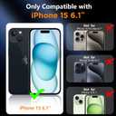 Red2Fire Magnetic for iPhone 15 Case, [Compatible with MagSafe][Military Grade Drop Protection][Heavy Duty Shockproof] Non-Slip Translucent Matte Bumper Phone Case for iPhone 15 6.1"-Antique White