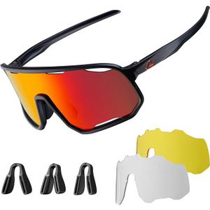 ROCKBROS Photochromic Sunglasses for Men Women,UV400 Protection Cycling Glasses,MTB Cycling Sports Sunglasses