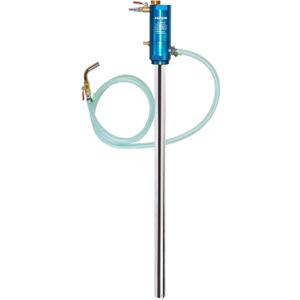 FIRSTINFO A1182US Pneumatic Oil Barrel Drum Pump/Dispenser (1:1) for 50-gallon Pails/Drums and Open Containers/Vessels, Fast Oil/Liquid/Fluid Transfer