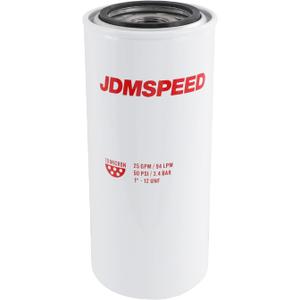 DICMIC F1810PM0 Fuel Filter Element Spin-on Particulate Replacement for 1200KTG9075 Filter Head 25 GPM 1-12 UN 10 Micron Carbon Steel Canister