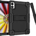 Case for Vortex ZTAB10/Vortex T10M PRO 10.1 inch Tablet Hybrid Shockproof Firendly Case Built in Kickstand Shoulder Strap for Vortex ZTAB 10/Vortex T10M PRO 10.1 inch Tablet (Black/Black)