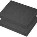 Polyurethane Foam Padding, 2 PCS 16 x 12 x 2 Inch Black Soft Cuttable Packing Foam Inserts for Cases, Furniture, Automotive and Packaging