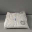 H.VERSAILTEX Natural Linen Sheer Curtains Flax Linen Blended Curtain Panels Living Room, Nickel Grommet Semitransparent Semi-Sheer Soft Privacy Drapes, Natural, 84 inches Long 2 Panels