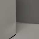 TIPGO Slim Bathroom Can with Lid Soft Close, Step Pedal, 6 Liter / 1.6 Gallon Stainless Steel Bin, Small Garbage Cans for Bedroom, Office, Kitchen (White)