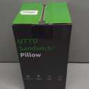 UTTU Cervical Pillow for Neck Pain Relief, Memory Foam Neck Pillow for Sleeping, Adjustable Orthopedic Sandwich Pillow, Contour Cooling for Side Back Stomach Sleeper, Queen(23.6"14"5.2"/4.5")