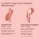 Charlotte Tilbury Big Lip Plumpgasm Lip Gloss - Gift Set Essential - Hydrating Plumper with Hyaluronic Acid & Heat + Ice Technology - Perfect for Pairing with Makeup Favorites (Fair/Medium - pink nude)