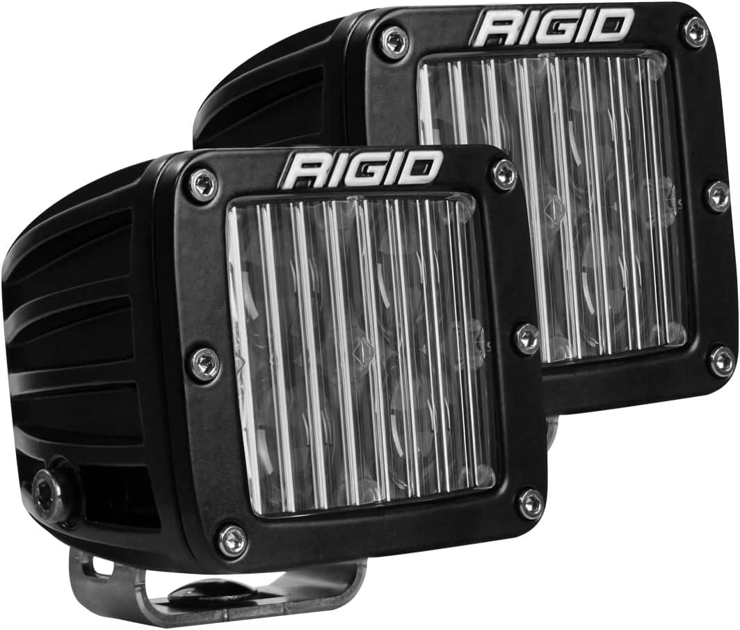 Rigid Industries - D-Series SAE Fog Light, Day Light Fog Light, Off Roading Fog Light for Automotive (Set of 2)