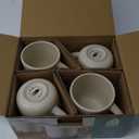 Oprah's Favorite Things - Corsica Clay 4 Piece Mug Set - Sea Salt White