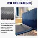Adjustable Headrest Pillow for Recliners and Armchairs - Non-Slip Velvet Cushion for Neck Support and Pain Relief (Navy)
