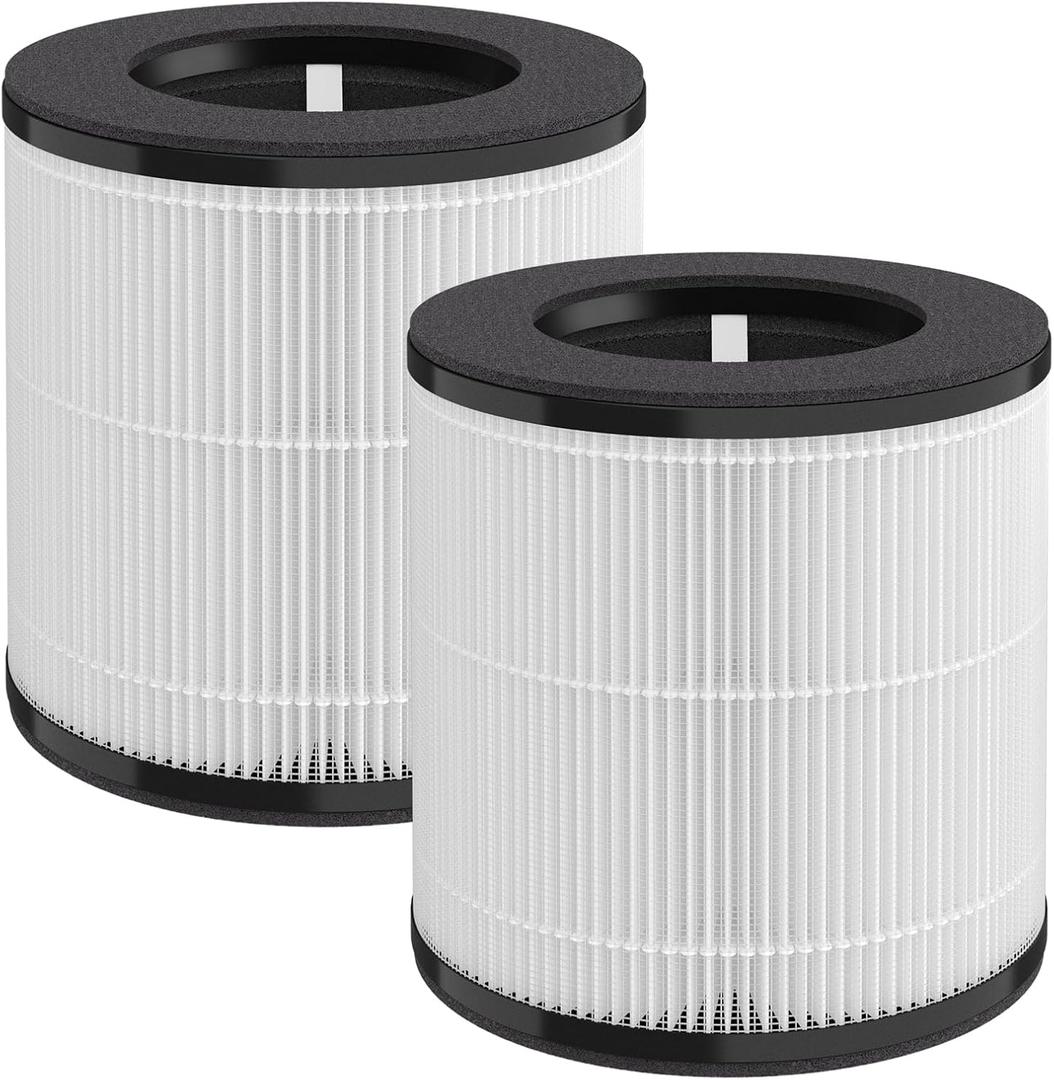D09 Replacement Filter Compatible with Tailulu D09 Purifier, 3-in-1 Filtration Filter2-Pack