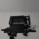 SONGMICS Clothes Rack with Wheels, Double-Rod Clothing Rack for Hanging Clothes, 25.4mm Metal Garment Rack with Dense Mesh Storage Shelf, 110 lb Load Capacity, 2 Brakes, Black UHSR027B01