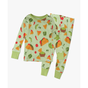 HonestBaby 2-Piece Pajamas Sleepwear Pjs 100% Organic Cotton for Baby, Toddler, Kids, Boy Size 7