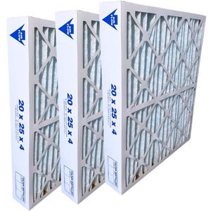 20x25x4 MERV 11 Furnace Filter compatible for TopTech TT-FM-2025 TTFM2025, TT-FM-2025QB for use in Carrier TechPure TT-MAC-2522 TT-MAC-2025-6 Pack