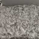 Fuzzy Faux Fur Throw Blanket Frosty Brown Super Soft Cozy Plush Fuzzy Shaggy Blanket for Couch Sofa Bed (Frosty Brown, Throw(50"x60"))