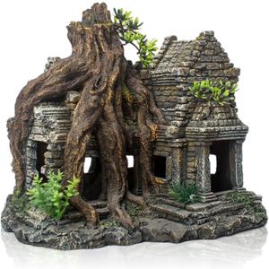 Fish Tank Decorations Aquarium Dcor Resin Artificial Tree Trunk Root (B)