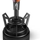 IKAPE Espresso Coffee V3 WDT Tool, 58mm Stirrer Distribution Tool, Equipped with 10-needle Stirrer, Adjustable Needle Height, Coffee Stirrer with Dosing Funnel & Stand