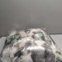 Amlie Home Faux Fur Throw Blanket, Ultra Soft Fuzzy Plush Bubble Blanket for Couch, Bed & Living Room, 60"x80", Tie-dye Grey