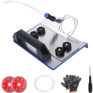 45 Degree Tile Chamfering Tool Angle Grinder Stand, Adjustable Angle Grinder Stand Attachments for Tile 45 Chamfering Cutting Attachments Bracket Set Cutting for 100-Type Fathers Gifts Day