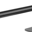 Paper Towel Holder, Self Adhesive or Screw Mounting, Black Wall Mount, SUS304 Stainless Steel Paper Towel Holder Under Cabinet for Kitchen, Counter, Cabinet, Bathroom