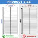 W10838313 Wire Shelf Replace W10837264 W10581579 Compatible with Frigidaire Whirlpool Freezer Wire Shelf WZF34X16DW, WZF34X18DW, GAFZ30FDGB (24.5x11.6)