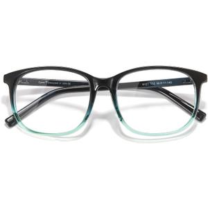 Cyxus Blue Light Blocking Glasses Women Men Computer Gaming Square Glasses UV400 Protection Anti Eyestrain (06-gradient Blue 8121)