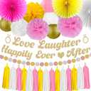 Wedding Bridal Shower Decorations - 18 Pcs Happily Ever After Decor