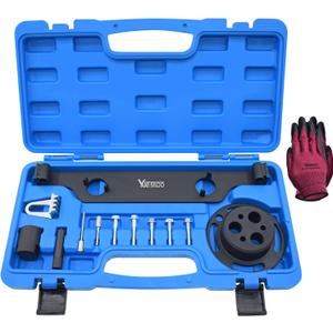 Camshaft Actuator Locking Timing Tool Kit, Compatible with GM Ecotec Buick Chevrolet 2.0 2.4 Engine - Replace EN48953, Upgraded Cam Phaser Retainer Water Pump Sprocket Retainer Holding Tool
