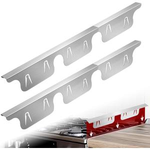 4Pcs Stainless Steel Stove Gap Covers Used to Fill Gaps of Stoves Countertop Ovens by puxyblue - Adjustable length from 13.8" to 27.5" Heat and Stain Resistant
