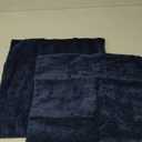 HWY 50 Navy Blue Throw Pillow Covers 20x20 Inch for Couch Sofa Living Room, Chenille Soft Comfy Solid Decorative Square Throw Pillows Case Set Cushion Cover Pack of 2 (20" x 20" (Pack of 2))