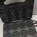 Mini Waffle Maker, Mini Waffle Iron, Waflera Electrica, Small Waffle Maker for Kids, Baby wafflera, Makes 82" Tiny Waffle Bites, Non-stick Surface, Ideal for Breakfast, Dessert and Snacks