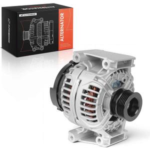 A-Premium Alternator, 12V 120A 5-Groove Pulley CW, Compatible with Saab