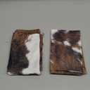 TOMWISH Pack of 2 Throw Pillow Covers Christmas Cowhide Printing Western 18x18 Pillow Cover,Decorative Throw Pillows Cushion Covers for Home Living Room Sofa Bedroom