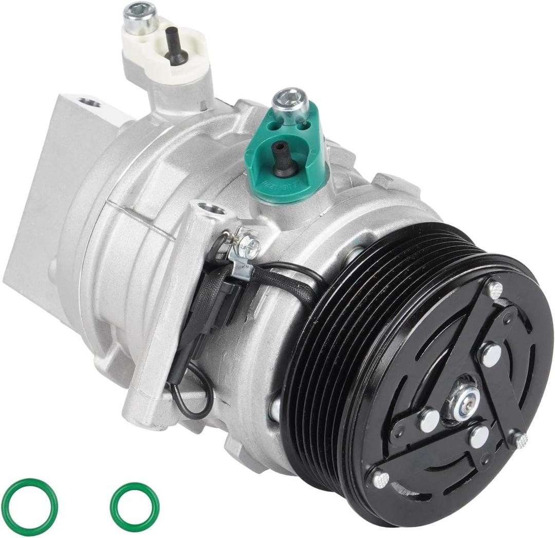 Air Conditioner AC Compressor with Clutch for Nissan March/Versa 2012-2019 1.6L, for Note/Versa Note 1.6 2014-2019, for Micra 1.6L 15 16 17 18 19, for Nissan Tiida 1.6L 1.8L 2016 2017 2018