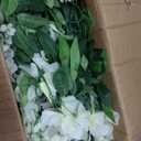 1 Pack 5ft Artificial Wisteria Tree, Tall Faux Flowering Plant, White