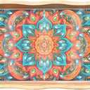 EWJRNSF Diamond Art Kits for Adults Wooden Serving Trays with Handles, 5D Diamond Painting Big Gem Arts and Craft Gifts Trays Decor Gift Home Decor 7.8x11.8 Inches Mandala E (7.8 x 11.8 x 2.2 inches, B Mandala EA)