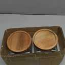 Vintage Glass Sealed Storage Jar with Sealed Wooden Lid, Kitchen Storage Glass Food Storage Container for, Coffee Beans, Oats, Flour, Cereal, Food Storage Jar (Sunflower)