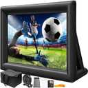 VEVOR Inflatable Movie Screen 6m Inflatable Projector Screen for Outside with 350W Air Blower Inflatable Screen Oxford Fabric Material Blow Up Screen for Outdoor Movie Supports Front/Rear Projection