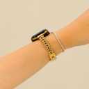 Slim Chain Watch Band for Apple Watch Series 11, 10, 9, 8, 7, 6, 5, 4, 3, 2, 1, SE 3/2/1 Women, Stainless Steel Metal Band for Apple Watch 40mm 41mm 42mm 38mm 44mm 45mm 46mm for iWatch