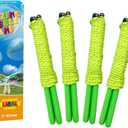 E-KNOW Bubble Wand, Pack of 4 Giant Bubble Wand Outdoor Toy for Kids, Recyclable Stainless Steel, Telescopic Design Bubble Party Favors, Works Best with Bubbleventi Bubble Mix