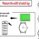 Moran Stainless Steel Mesh Watch Band 20mm Quick Release Black Replacement Metal Strap 18mm 20mm 22mm Compatible for Samsung Galaxy Watch 6 Band Classic 43mm 47mm 40mm 44mm (Black, 20mm)