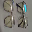 JM 2-Pack Aviator Reading Glasses Women Metal Frame Blue Light Blocking Computer Readers