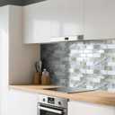 Art3d Peel and Stick Beige & White Wall Tiles 12"x12" Thickened Design Backsplash, Self-Adhesive Tile for Kitchen & Bathroom Decor