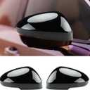 Rear Side Mirror Cover Protector Compatible for 2025 2026 Nissan Kicks with LED Light Kicks Mirror Cover Exterior Decoration