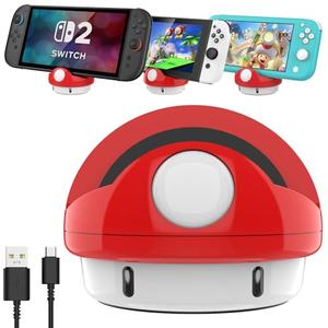 HEIYING Switch Docking Station for Nintendo Switch 2 / Lite/OLED, Portable Carrying Charging Dock Witch Type C Port to Charge Console