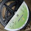 Parts Camp 14" Lawn Mower Wheels Kit, 14 x 1.75" Spoked Plastic Wheel