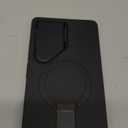 SURITCH for Samsung Galaxy S25 Ultra Phone Case, Magnetic Protective Cover with Camera Cover & Adjustable Metal Kickstand for Galaxy S25 Ultra (2025)-Black