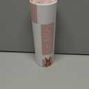 smllo | Water Bottle with Cute Bunny Design | Stainless Steel | Double Wall Insulated | Pink | 17oz