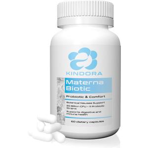 KINDORA Prenatal & Pregnancy Probiotic for Women | Gut, Immune & Digestive Support for Pregnancy & Breastfeeding | 20 Billion CFU, 11 Strains, Organic Prebiotics & Nausea Support | 60 Vegan Capsules