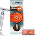 Merkur Mk34c Double Edge Razor with Heavy Duty Short Handle, no blades included